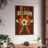 Belgium Soccer Fan Art Poster — Matte Vertical Poster — World Cup 2026 Wall Decor — Product view — Photo 11