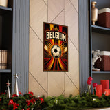 Belgium Soccer Fan Art Poster — Matte Vertical Poster — World Cup 2026 Wall Decor — Product view — Photo 10