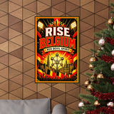 Belgium Soccer Poster — Rally Fan Art Print — Soccer Wall Decor — Product view — Photo 9
