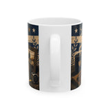 Best Dad Ever Father's Day Coffee Mug — Dad Gift — Ceramic 11oz 15oz Cup — Back view — Photo 3