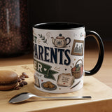 Best Grandparents Ever Coffee Mug — Gift From Grandkids — Accent Color Ceramic 11oz 15oz — Product view — Photo 20