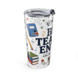 Best Teacher Energy 20oz Tumbler — Teacher Appreciation Gift — Insulated Stainless Steel Travel Cup — Left view — Photo 3