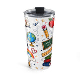 Best Teacher Ever 20oz Tumbler — Teacher Appreciation Gift — Insulated Stainless Steel Travel Cup — Back view — Photo 2