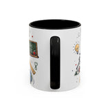 Best Teacher Ever Coffee Mug — Teacher Appreciation Gift — Accent Color Ceramic 11oz 15oz — Back view — Photo 19