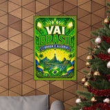 Brazil Soccer Poster — Rally Fan Art Print — Soccer Wall Decor — Product view — Photo 9