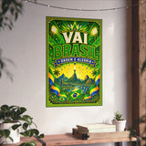 Brazil Soccer Poster — Rally Fan Art Print — Soccer Wall Decor — Product view — Photo 11
