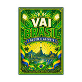Brazil Soccer Poster — Rally Fan Art Print — Soccer Wall Decor — Product view — Photo 7