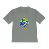 Brazil Soccer T Shirt, Vai Brasil Tee, World Football Fan Shirt, Moisture Wicking Sport Tee — Front view — Photo 8