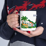 Brazil Travel Souvenir Mug — Rio Coast & Sugarloaf — Soccer Fan Gift — White Ceramic 11oz 15oz — Product view — Photo 13