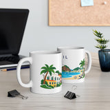 Brazil Travel Souvenir Mug — Rio Coast & Sugarloaf — Soccer Fan Gift — White Ceramic 11oz 15oz — Product view — Photo 7