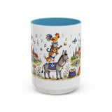 Bremen Town Musicians Mug — Storybook Accent Coffee Mug — MagicMeStudio — Front view — Photo 10