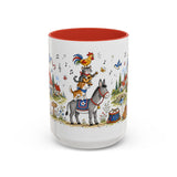 Bremen Town Musicians Mug — Storybook Accent Coffee Mug — MagicMeStudio — Front view — Photo 8