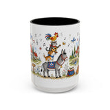 Bremen Town Musicians Mug — Storybook Accent Coffee Mug — MagicMeStudio — Front view — Photo 5