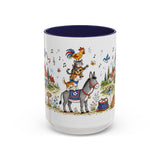 Bremen Town Musicians Mug — Storybook Accent Coffee Mug — MagicMeStudio — Front view — Photo 6