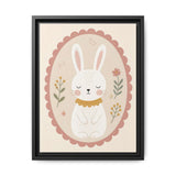 Bunny Collar Framed Nursery Canvas, Storybook Kids Room Wall Art, 12x16 18x24 — 6ad866984a87cc6e1a0e5ecf_88292_103215_front