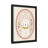 Bunny Collar Framed Nursery Canvas, Storybook Kids Room Wall Art, 12x16 18x24 — 6ad866984a87cc6e1a0e5ecf_88292_103735_side