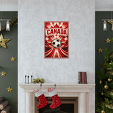 Canada Soccer Fan Art Poster — Matte Vertical Poster — World Cup 2026 Wall Decor — Product view — Photo 12