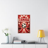 Canada Soccer Fan Art Poster — Matte Vertical Poster — World Cup 2026 Wall Decor — Product view — Photo 13