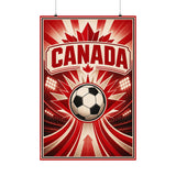 Canada Soccer Fan Art Poster — Matte Vertical Poster — World Cup 2026 Wall Decor — Front view — Photo 3