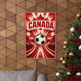 Canada Soccer Fan Art Poster — Matte Vertical Poster — World Cup 2026 Wall Decor — Product view — Photo 9