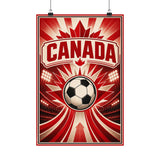 Canada Soccer Fan Art Poster — Matte Vertical Poster — World Cup 2026 Wall Decor — Front view — Photo 2