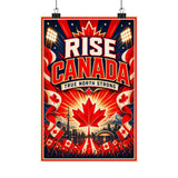 Canada Soccer Poster — Rally Fan Art Print — Soccer Wall Decor — Front view — Photo 4