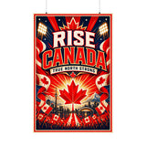 Canada Soccer Poster — Rally Fan Art Print — Soccer Wall Decor — Front view — Photo 5