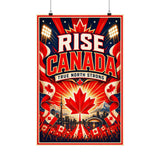 Canada Soccer Poster — Rally Fan Art Print — Soccer Wall Decor — Front view — Photo 6