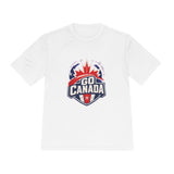 Canada Soccer T Shirt, Go Canada Tee, World Football Fan Shirt, Moisture Wicking Sport Tee — Front view — Photo 2