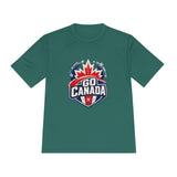 Canada Soccer T Shirt, Go Canada Tee, World Football Fan Shirt, Moisture Wicking Sport Tee — Front view — Photo 1