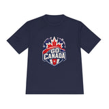 Canada Soccer T Shirt, Go Canada Tee, World Football Fan Shirt, Moisture Wicking Sport Tee — Front view — Photo 9