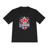 Canada Soccer T Shirt, Go Canada Tee, World Football Fan Shirt, Moisture Wicking Sport Tee — Front view — Photo 6