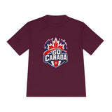 Canada Soccer T Shirt, Go Canada Tee, World Football Fan Shirt, Moisture Wicking Sport Tee — Front view — Photo 5