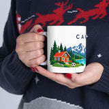 Canada Travel Souvenir Mug — Rockies & Toronto — Soccer Fan Gift — White Ceramic 11oz 15oz — Product view — Photo 13