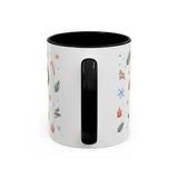 Christmas Mug | Watercolor Tree Gifts Wreath Holiday Cup | Accent Coffee Mug 11oz 15oz — 6ad86eaa2f6ce68f150210ec_72180_102758_back