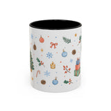 Christmas Mug | Watercolor Tree Gifts Wreath Holiday Cup | Accent Coffee Mug 11oz 15oz — 6ad86eaa2f6ce68f150210ec_72180_102752_front