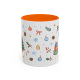 Christmas Mug | Watercolor Tree Gifts Wreath Holiday Cup | Accent Coffee Mug 11oz 15oz — 6ad86eaa2f6ce68f150210ec_108906_102752_front