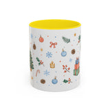 Christmas Mug | Watercolor Tree Gifts Wreath Holiday Cup | Accent Coffee Mug 11oz 15oz — 6ad86eaa2f6ce68f150210ec_108908_102752_front
