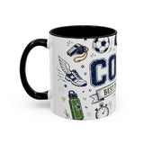 Coach Best Dad On The Field Coffee Mug | Father's Day Gift for Dad | Accent Color Ceramic 11oz 15oz — 6ad87051931ebbf89508ec28_72180_102756_left
