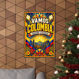 Colombia Soccer Poster — Rally Fan Art Print — Soccer Wall Decor — Product view — Photo 9