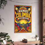 Colombia Soccer Poster — Rally Fan Art Print — Soccer Wall Decor — Product view — Photo 11