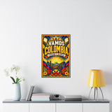 Colombia Soccer Poster — Rally Fan Art Print — Soccer Wall Decor — Product view — Photo 13