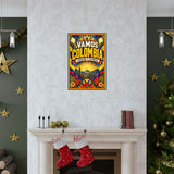 Colombia Soccer Poster — Rally Fan Art Print — Soccer Wall Decor — Product view — Photo 12
