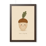 Cozy Day Acorn Framed Nursery Wall Art, Storybook Kids Room Decor, 16x24 20x30 Poster — 6ad86f2eb36293f29b03816b_69676_124148_front