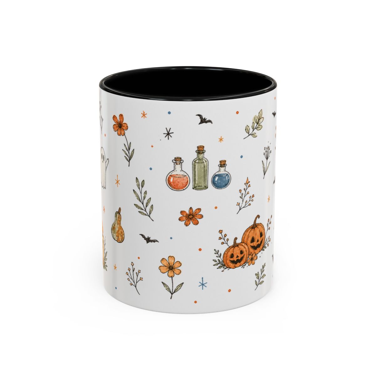 Cute Halloween Mug | Friendly Ghost Potion Watercolor Gift | Magic Accent Cup 11oz 15oz — 6ad86eb54958069ad00ffe6f_72180_102752_front