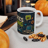 Dad Jokes Loading Father's Day Coffee Mug — Dad Gift — Ceramic 11oz 15oz Cup — Product view — Photo 8