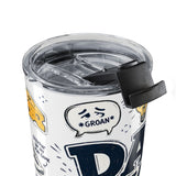 Dad Jokes Sorry Not Sorry 20oz Tumbler — Father's Day Gift for Dad — Insulated Stainless Steel Travel Cup — Product view — Photo 6