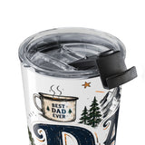 Dad The Legend 20oz Tumbler — Father's Day Gift for Dad — Insulated Stainless Steel Travel Cup — Product view — Photo 6