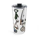 Dad The Legend 20oz Tumbler — Father's Day Gift for Dad — Insulated Stainless Steel Travel Cup — Back view — Photo 2