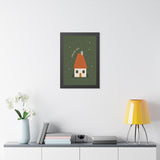 Dream Big House Framed Nursery Poster | Storybook Wall Art | Kids Room Decor | Black Walnut White Frame | 16x24 20x30 — 6ad86fe462c6e142010d47cb_69668_124166_context